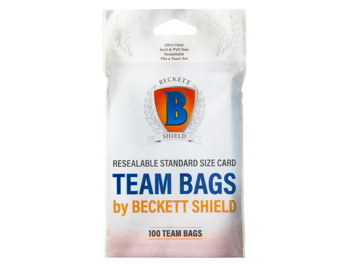 Beckett Shield: Resealable Team Bags (100ct)