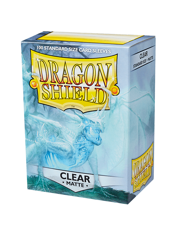Dragon Shield: Matte Clear Standard Size 100 ct Card Sleeves