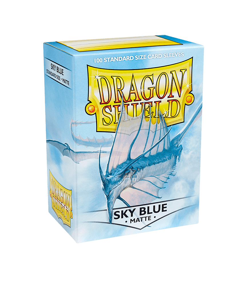 Dragon Shield: Matte Sky Blue Standard Size 100 ct Card Sleeves
