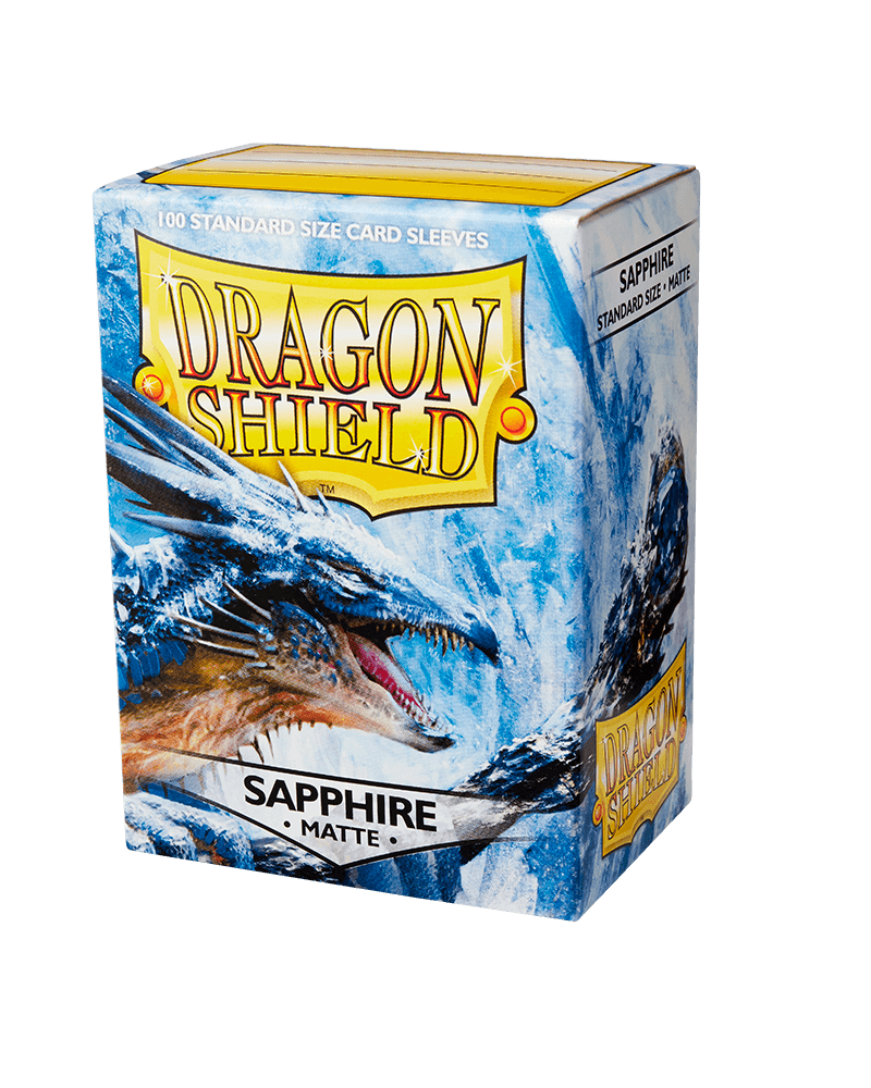Dragon Shield: Matte Sapphire Standard Size 100 ct Card Sleeves