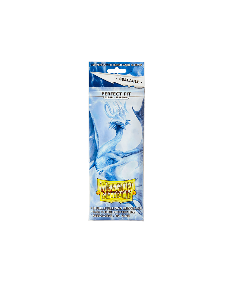 Dragon Shield: Clear Sealable Perfect Fit Sleeves 100ct