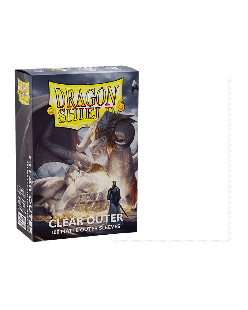 Dragon Shield: Matte Clear Outer Sleeves 100 ct