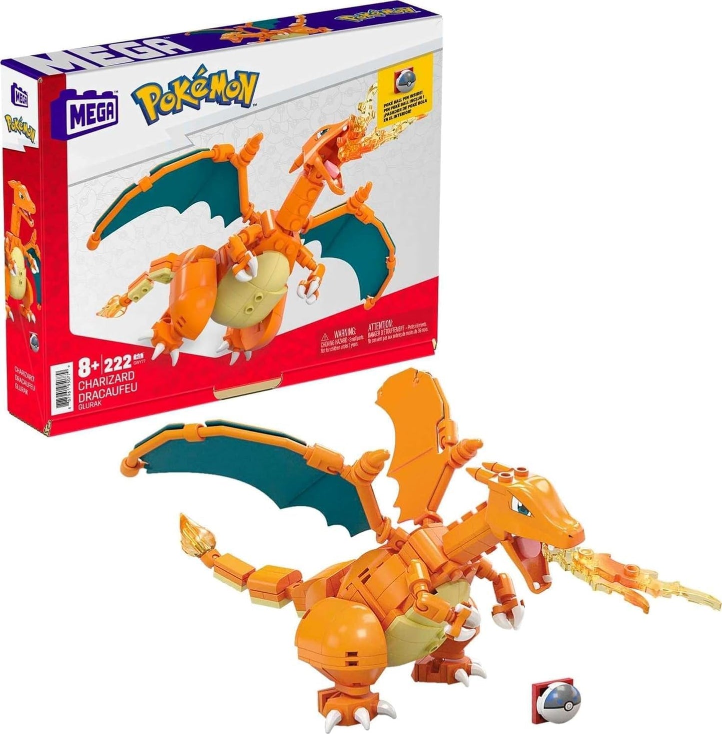 MEGA Pokémon Charizard Construction Set