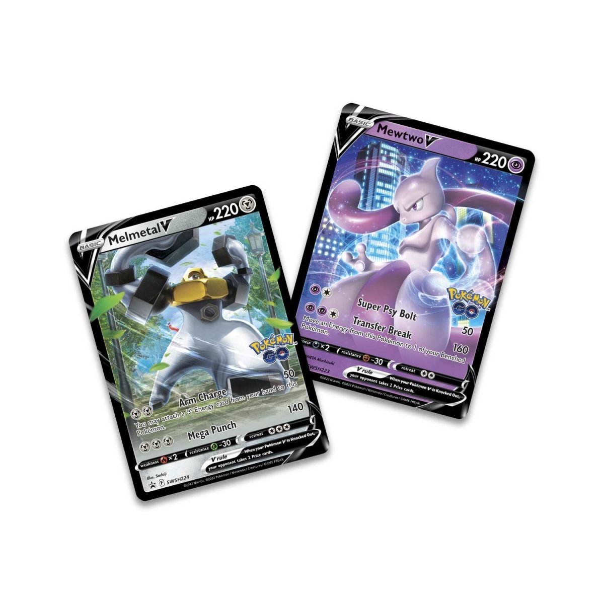 Pokémon GO V Battle Deck (Mewtwo vs. Melmetal)