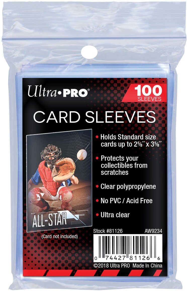 Ultra PRO: 2-1/2" x 3-1/2" Soft Card Sleeves