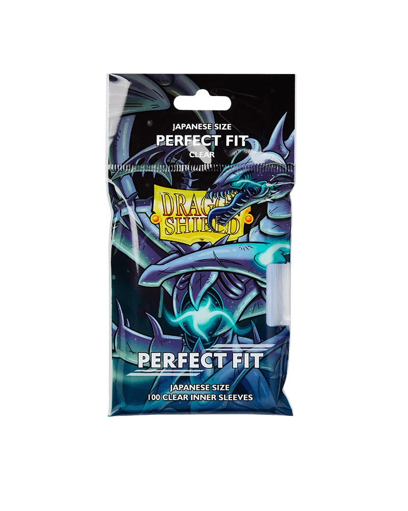 Dragon Shield: Clear Perfect Fit Japanese Size 100ct
