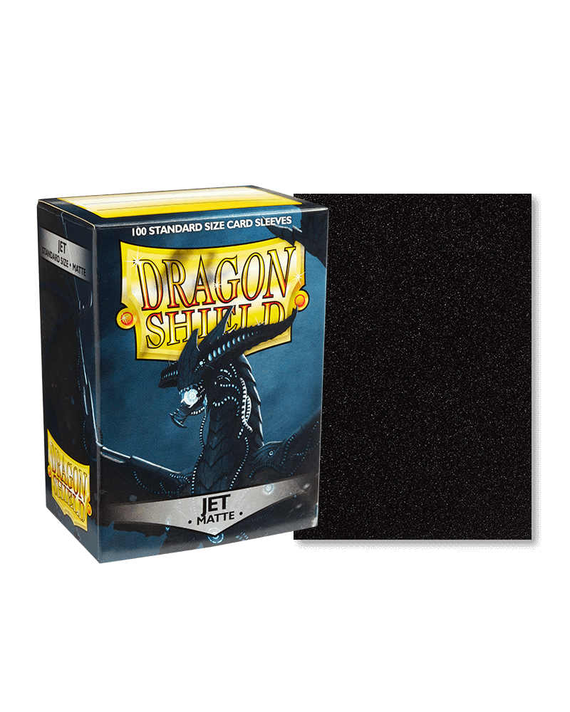 Dragon Shield: Matte Jet Standard Size 100 ct Card Sleeves