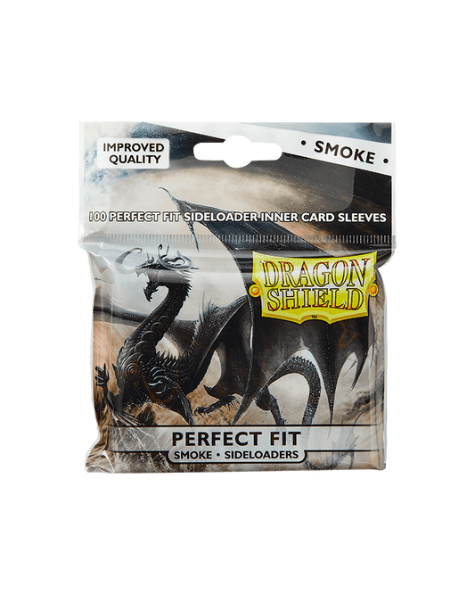 Dragon Shield: Clear Sideloading Perfect Fit Sleeves Smoke – Standard Size 100ct