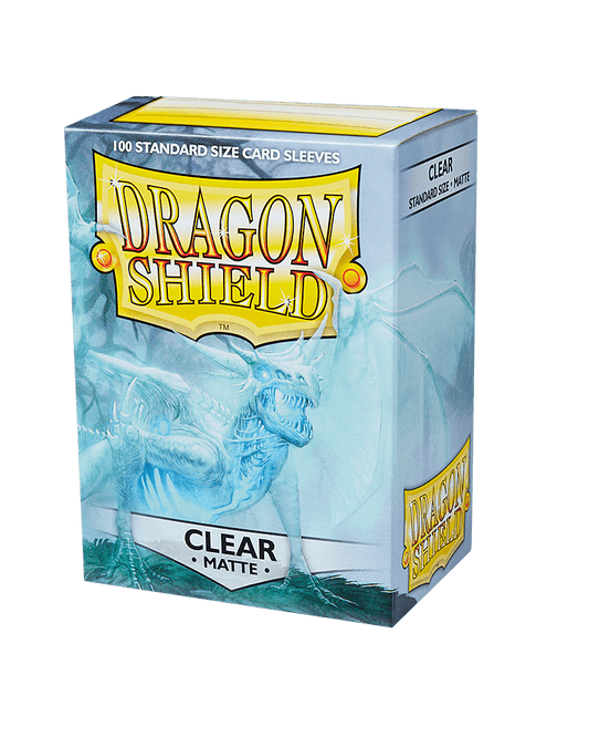 Dragon Shield: Matte Clear Standard Size 100 ct Card Sleeves