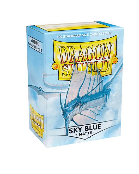 Dragon Shield: Matte Sky Blue Standard Size 100 ct Card Sleeves