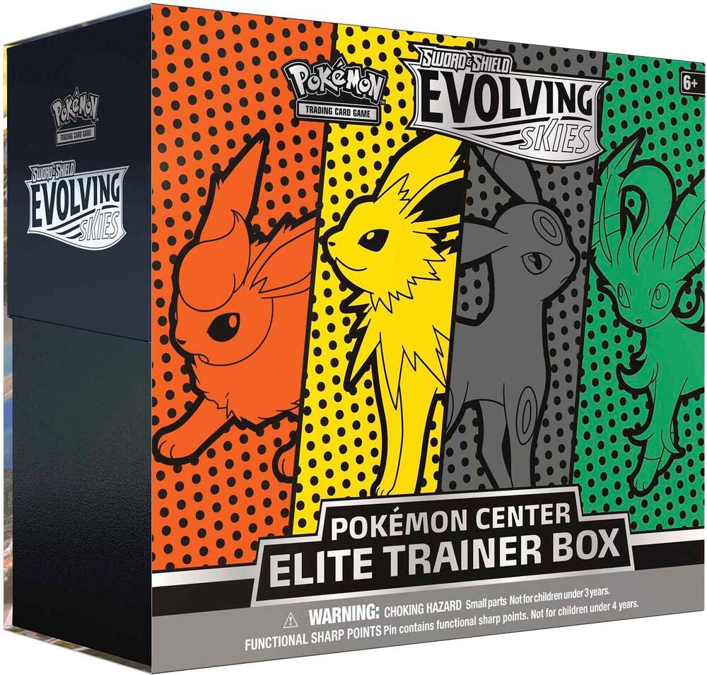Evolving Skies Pokemon Center Elite Trainer Box (ETB) [Jolteon/Flareon/Umbreon/Leafeon]