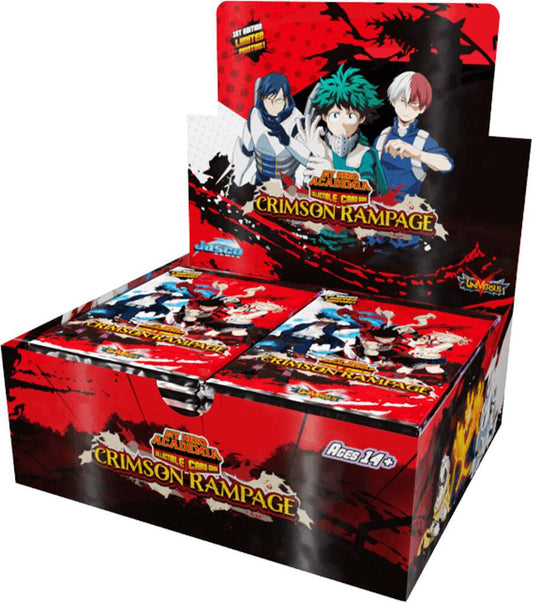 My Hero Academia: Crimson Rampage Booster Pack - 1st Edition