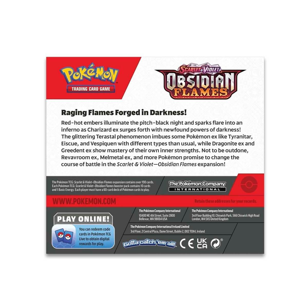 Obsidian Flames Booster Box American Deals TCG Obsidian Flames Booster Box American Deals TCG