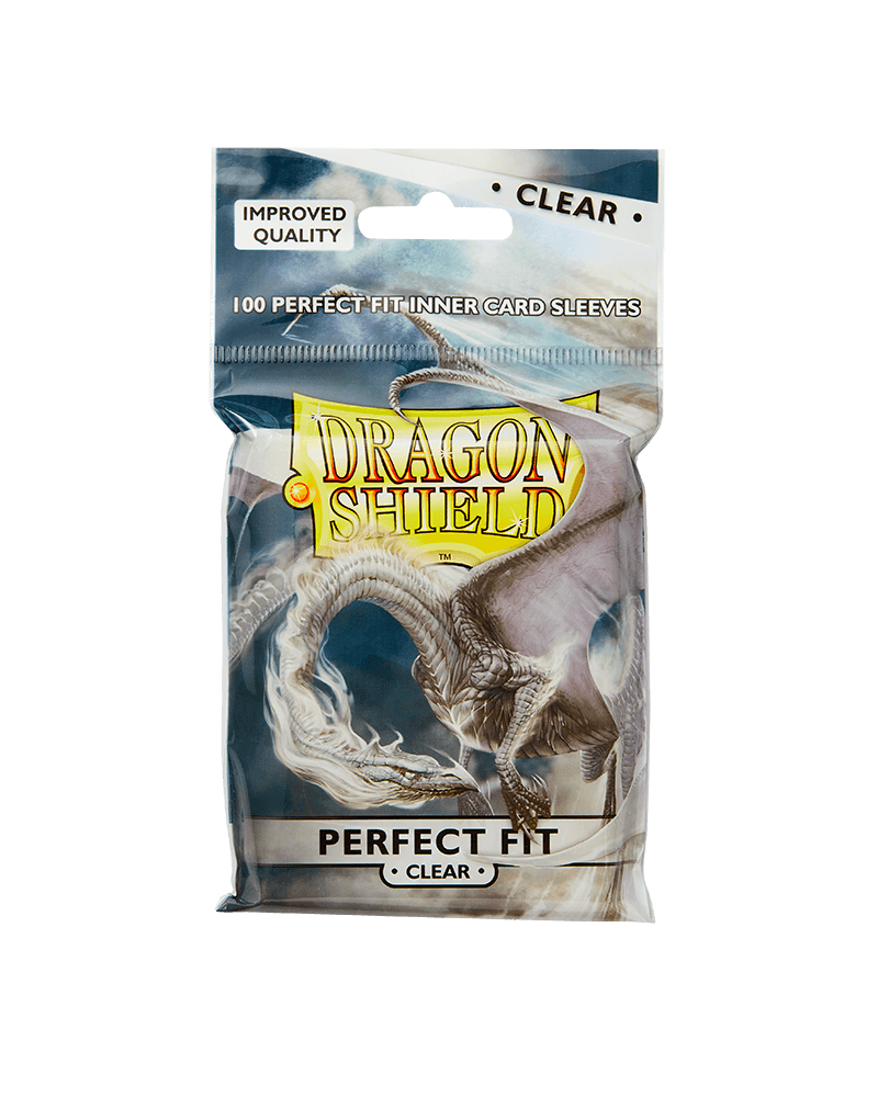 Dragon Shield: Perfect Fit / Clear Top Loading Sleeves - 100 ct