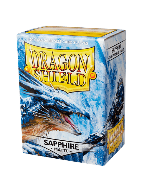 Dragon Shield: Matte Sapphire Standard Size 100 ct Card Sleeves