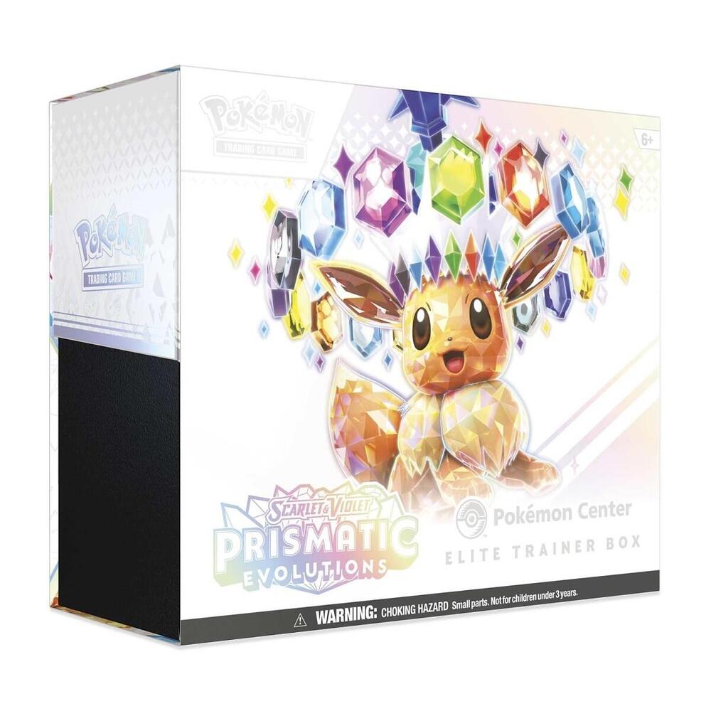 Prismatic Evolutions Pokemon Center Elite Trainer Box (ETB)