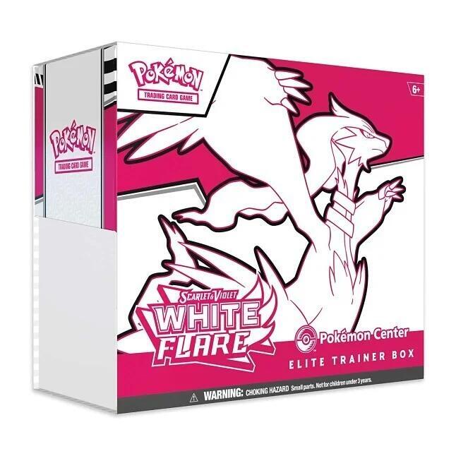 White Flare Pokemon Center Elite Trainer Box (ETB)