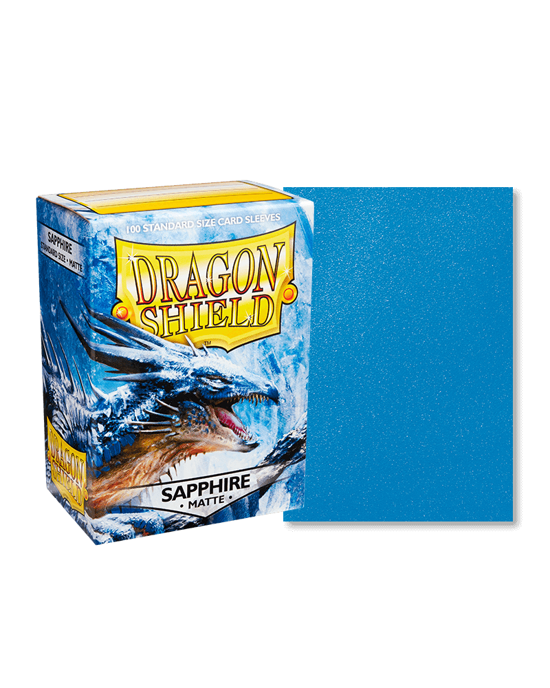 Dragon Shield: Matte Sapphire Standard Size 100 ct Card Sleeves