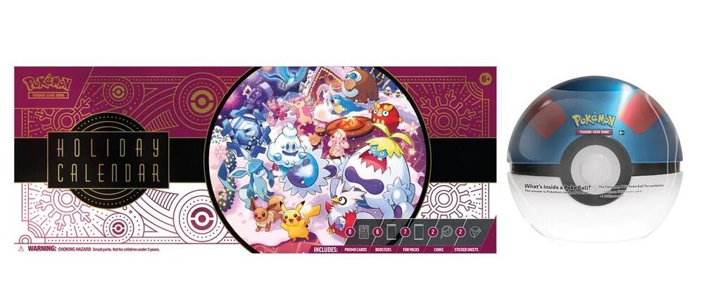 Pokemon Holiday Calendar and Great Ball Bundle