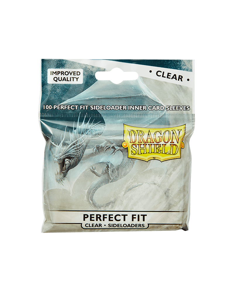 Dragon Shield: Clear Sideloading Perfect Fit Sleeves - Standard Size 100ct
