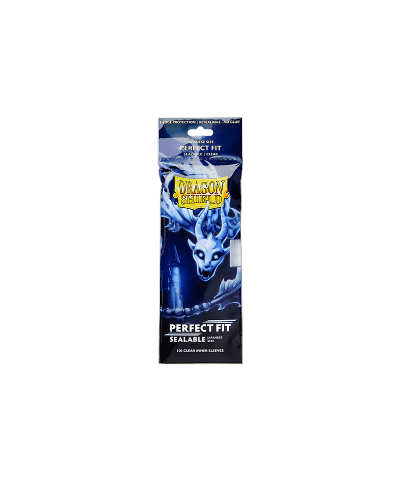 Dragon Shield: Sealable Perfect Fit Sleeves - Japanese Size - 100ct