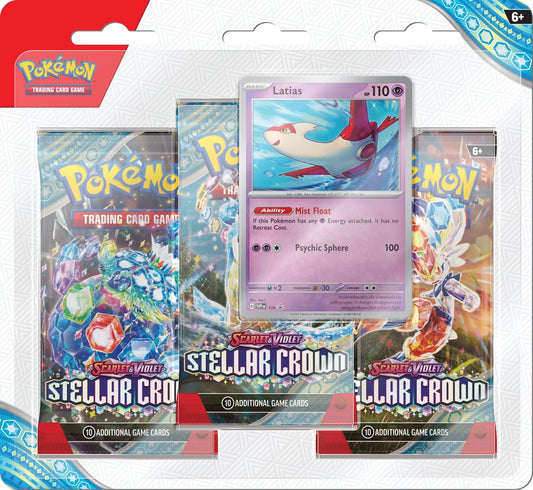 Stellar Crown 3 Pack Blisters [Latias]