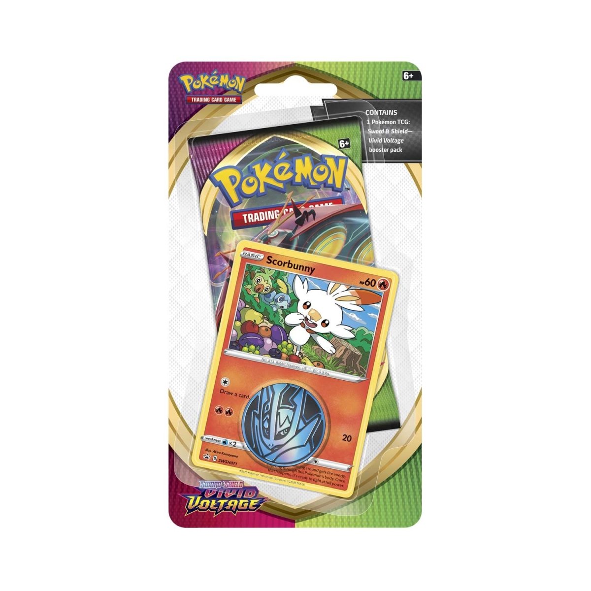 Vivid Voltage Checklane Blister - Scorbunny