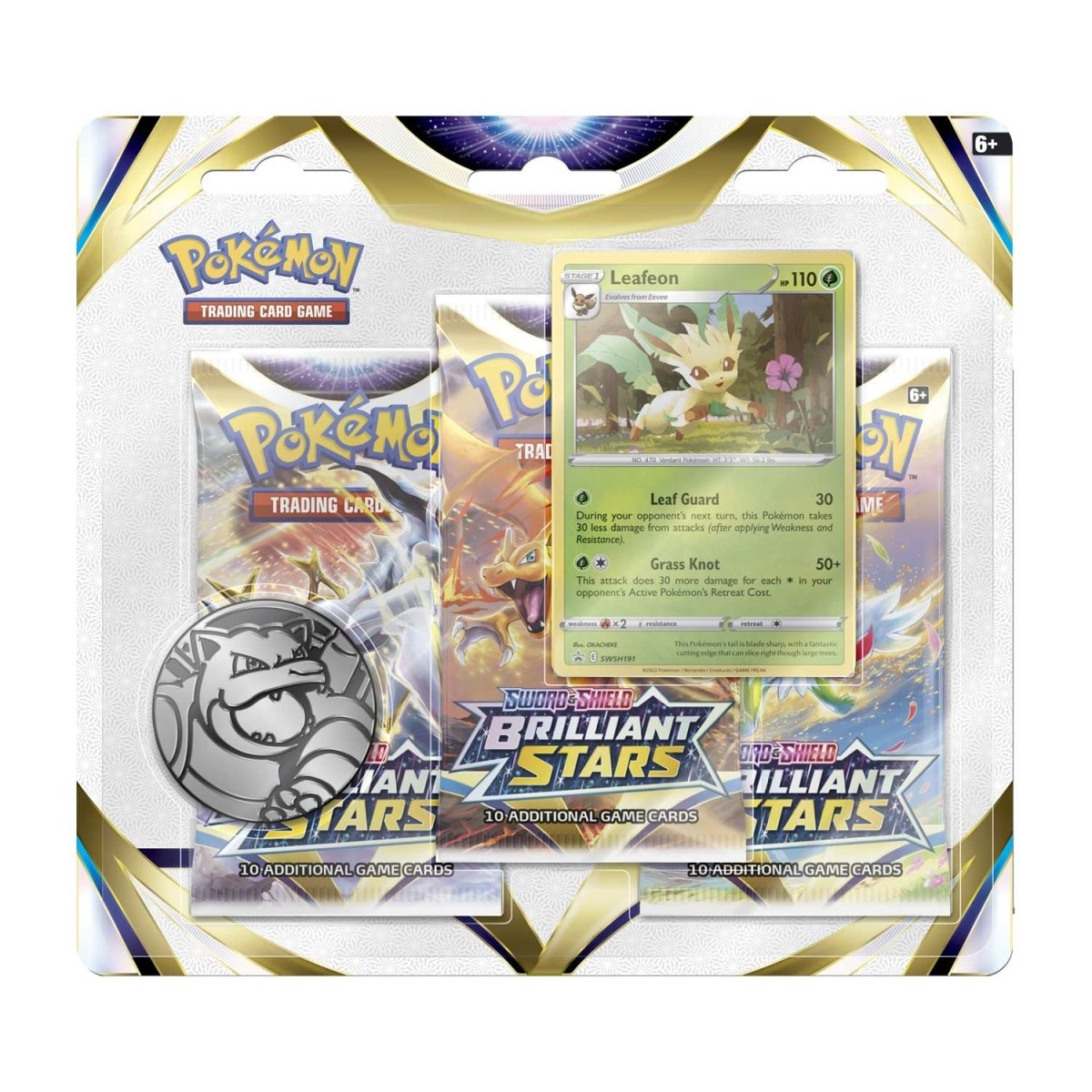 Brilliant Stars 3 Pack Blister - Leafeon
