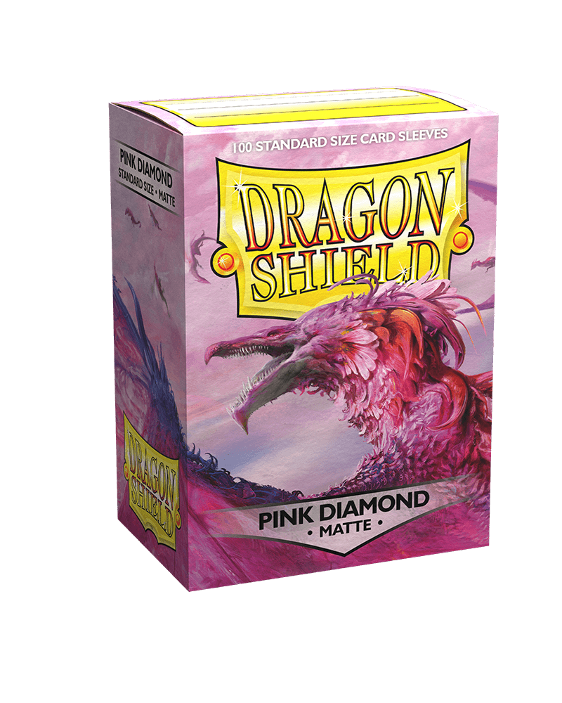 Dragon Shield: Matte Pink Diamond Standard Size 100 ct Card Sleeves