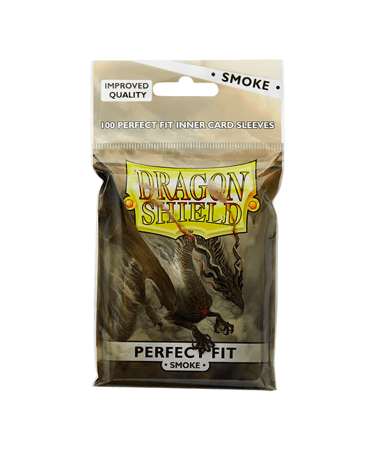 Dragon Shield: Perfect Fit / Smoke Top Loading Sleeves – 100 ct