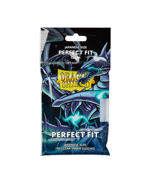 Dragon Shield: Clear Perfect Fit Japanese Size 100ct