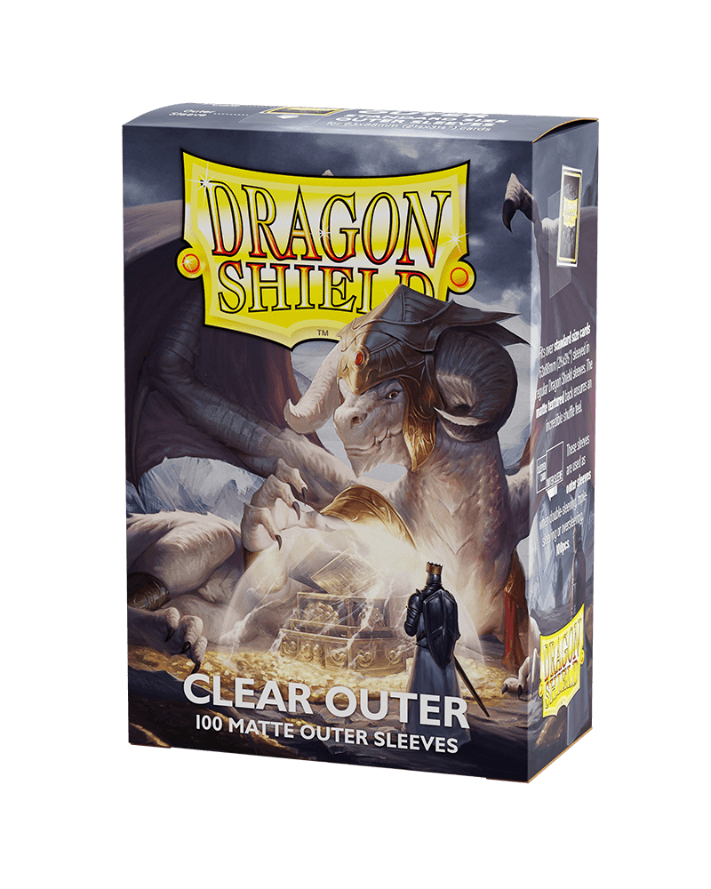 Dragon Shield: Matte Clear Outer Sleeves 100 ct