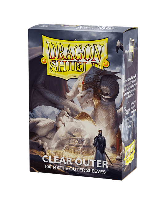 Dragon Shield: Matte Clear Outer Sleeves 100 ct