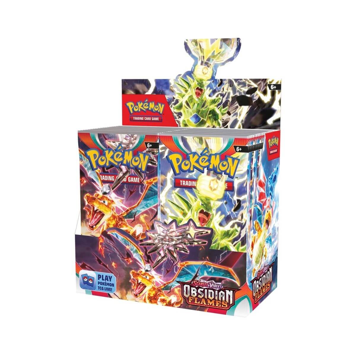 Obsidian Flames: Booster Display Box (36 Packs)