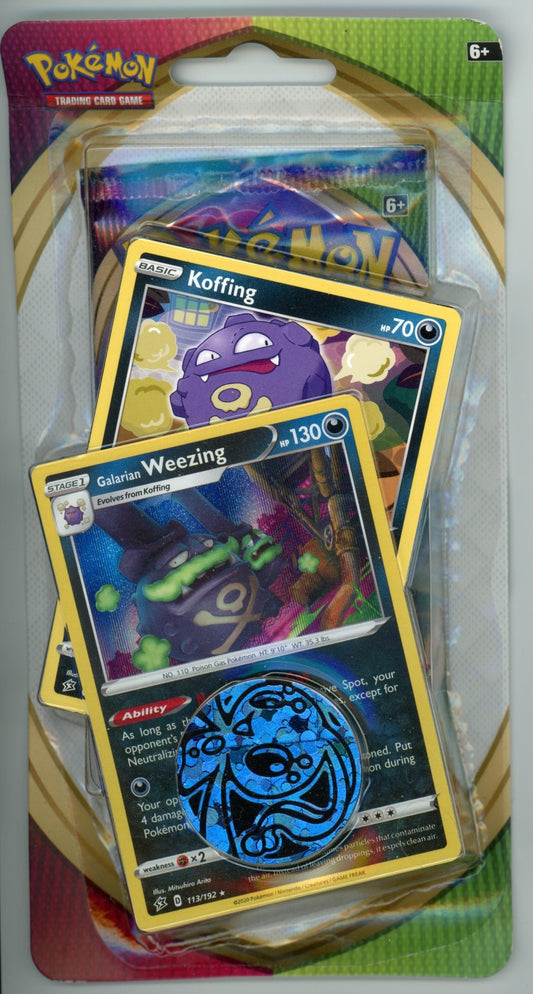 Vivid Voltage Premium Checklane Blister - Galarian Weezing
