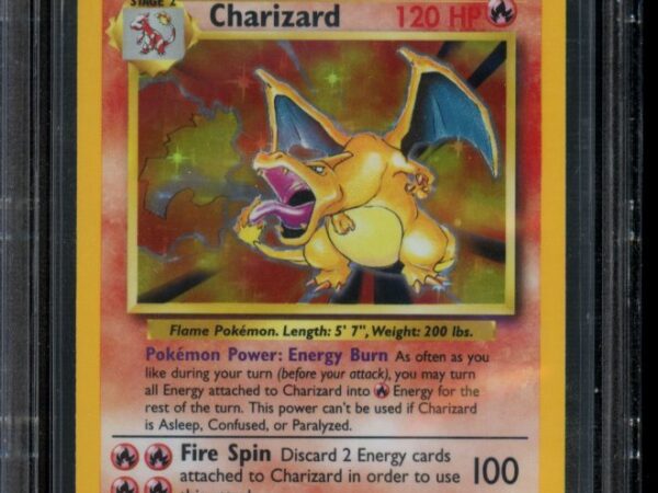 BGS 8 Charizard 4/102 Holo - Base Set