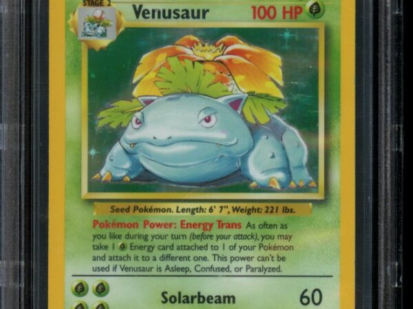BGS 9 Venusaur 15/102 Holo - Base Set