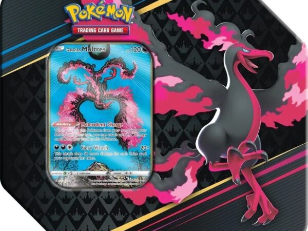 Galarian Moltres - Crown Zenith Tin