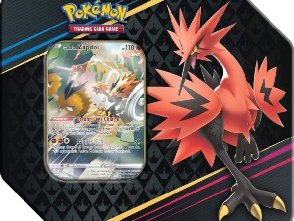 Galarian Zapdos - Crown Zenith Tin