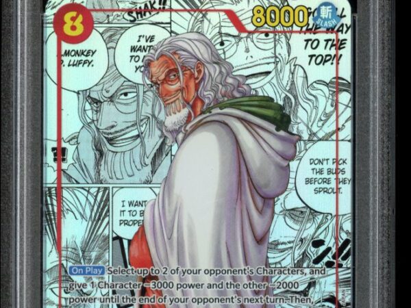 PSA 10 Silvers Rayleigh Manga OP08-118 - Two Legends